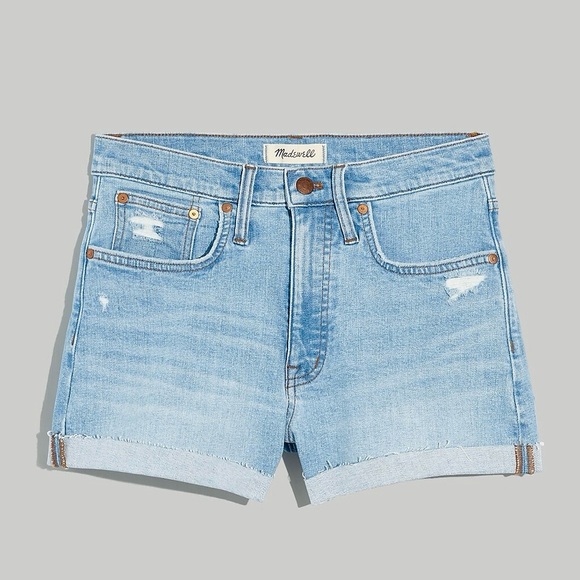 Madewell Pants - NWT Madewell Denim High Rise Shorts in Littleton Wash